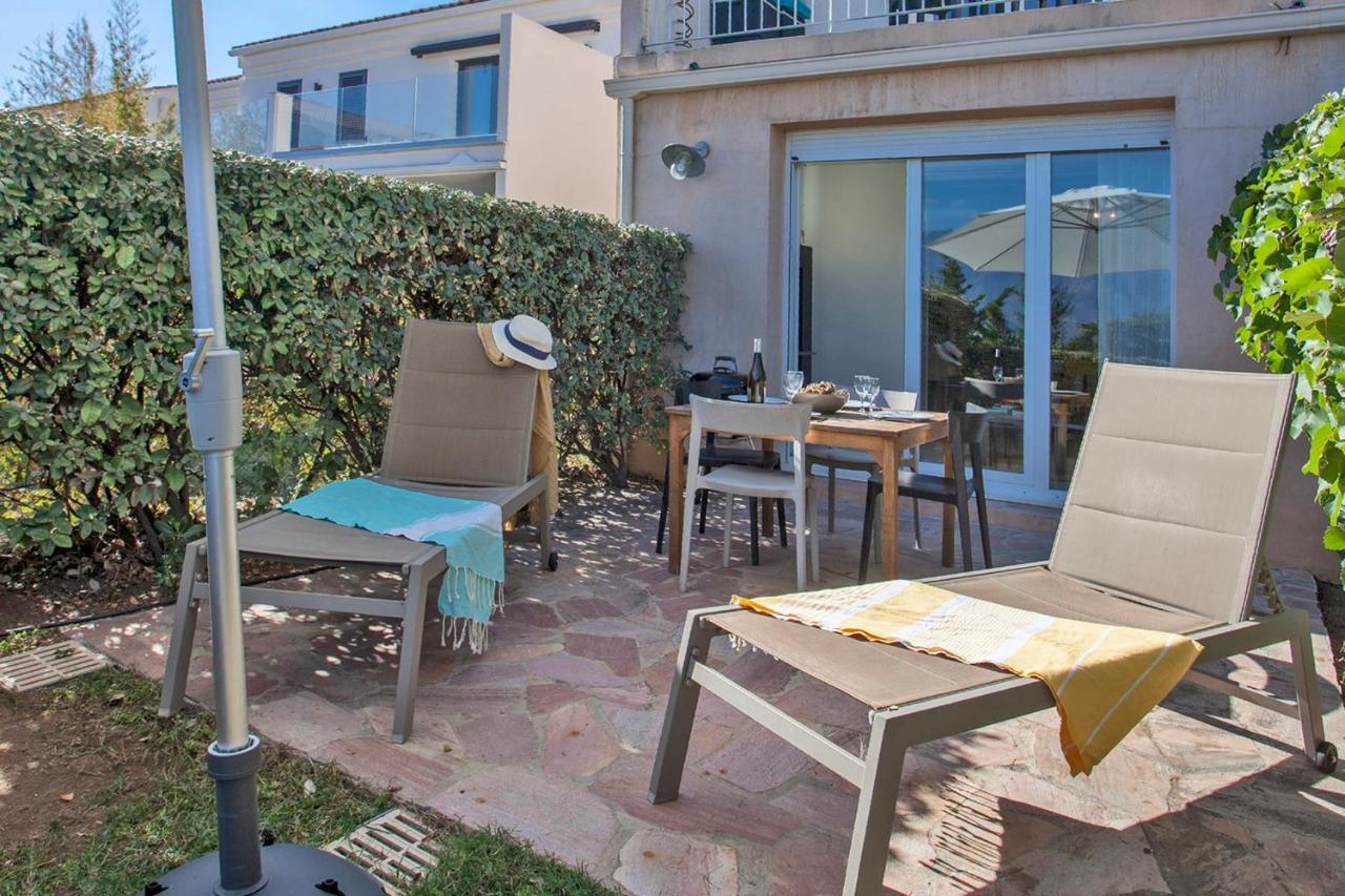 Mare Appart Avec Jardin Et Bbq Vue Mer Et Montagne Plage Et Port A 2 Pas Calvi  Dış mekan fotoğraf