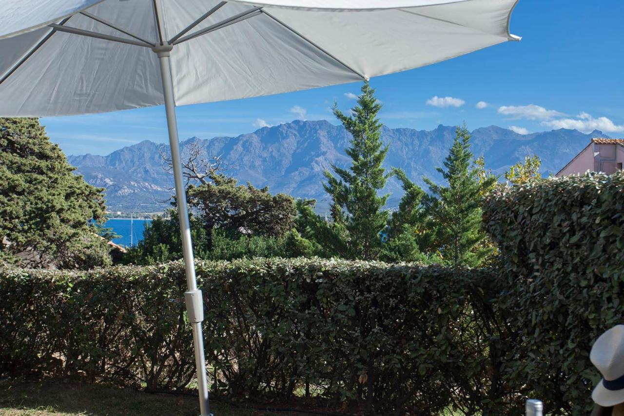 Mare Appart Avec Jardin Et Bbq Vue Mer Et Montagne Plage Et Port A 2 Pas Calvi  Dış mekan fotoğraf